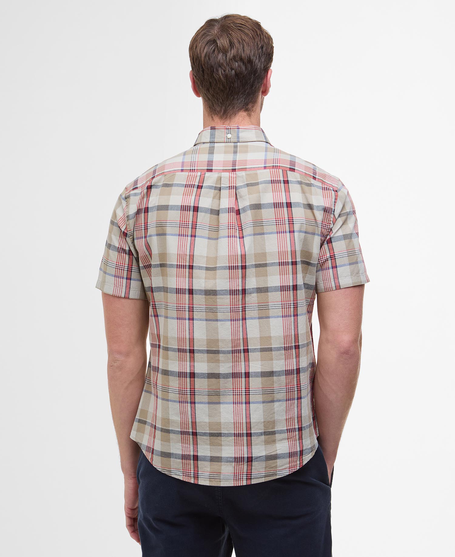 Hillway Madras Regular Short-Sleeved Shirt image number 2