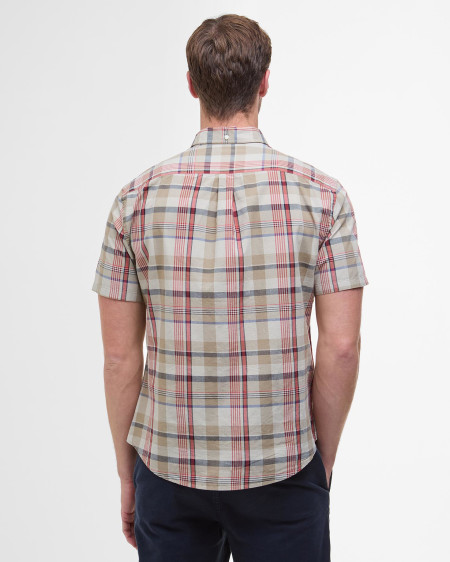 Hillway Madras Regular Short-Sleeved Shirt