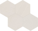 This Or That Ivory 4×5 Hexagon Field Tile
