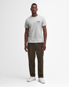 Script Graphic T-Shirt Grey Marl