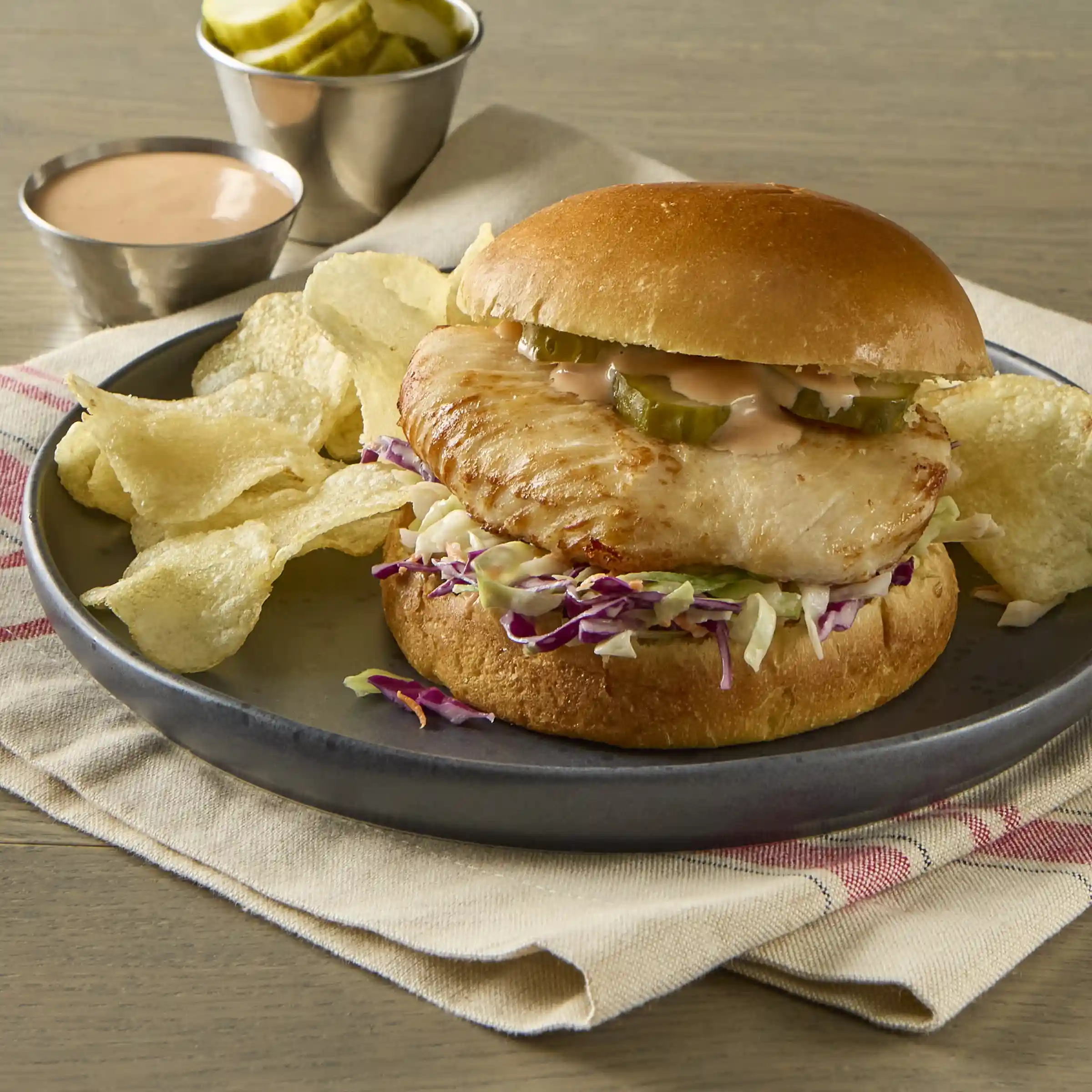 Tyson Red Label® Fully Cooked Unbreaded Roasted Chicken Breast Filets, 4 oz._image_1