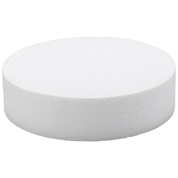 Round Styrofoam 8" x 2" Cake Form