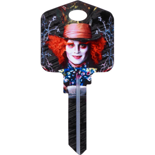 Disney Mad Hatter Key Blank Kwikset 66/97 KW1/10