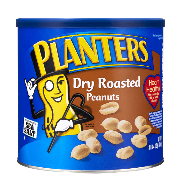 PLANTERS(r) Peanuts Dry Roast 6/52oz . C1CB - Front Center Inner Pack (Hi Res)