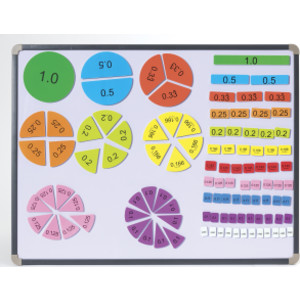 Magnetic Decimal Tiles, 106 Pieces