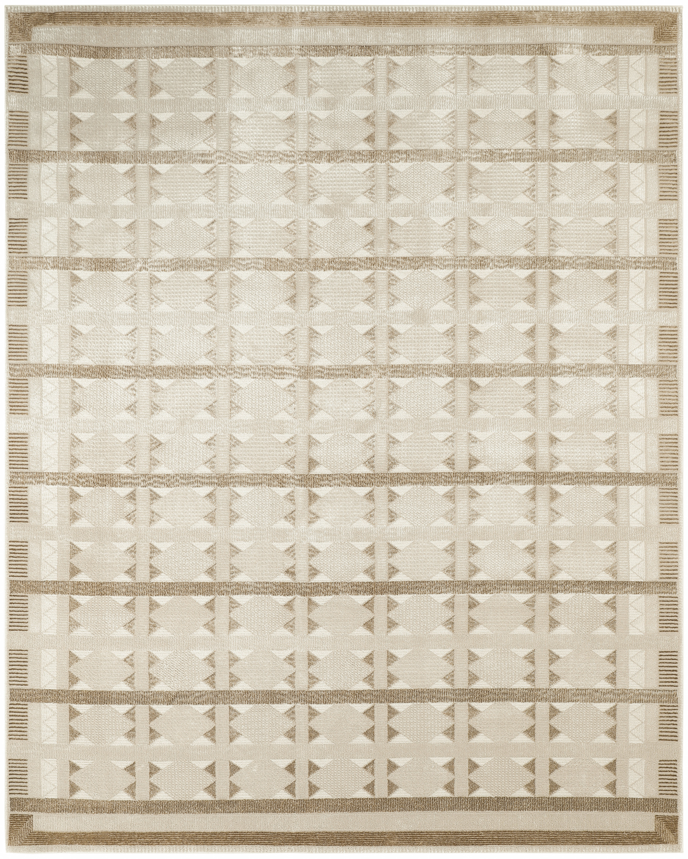 Nourison Nordic 8' x 10' Taupe Modern Indoor Rug