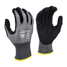 Radians RWG589 Cut Protection Level A9 Sandy Foam Nitrile Coated Glove