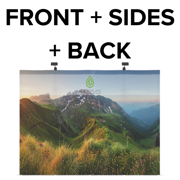Flat Front, Sides & Back Graphic