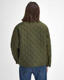 Oversized Transport Quilted Jacket Olive