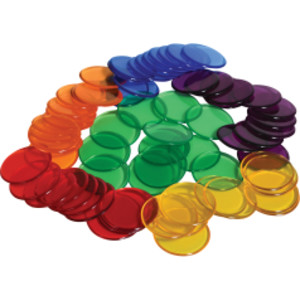 Transparent Counters - .75" - Set of 1,000