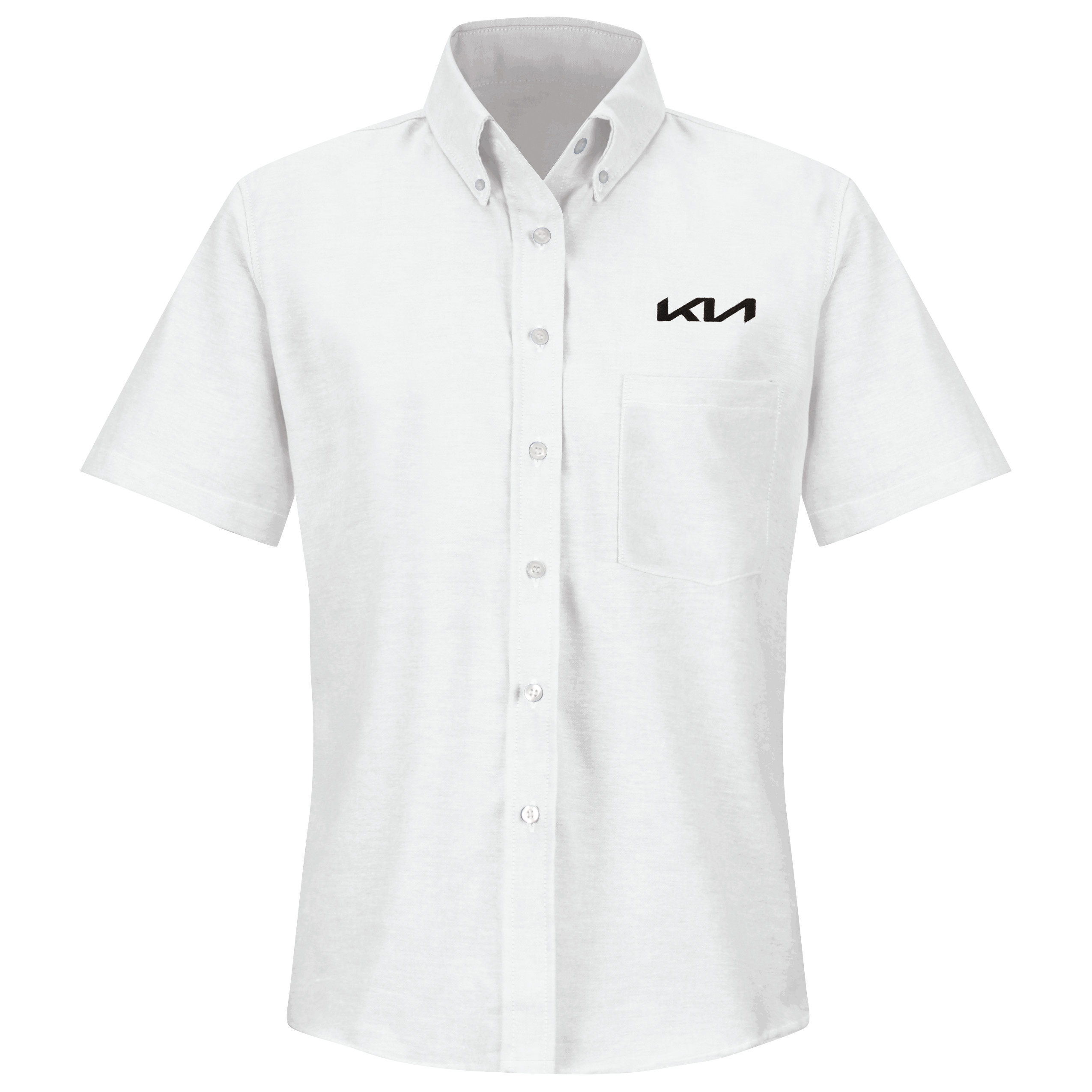 Women‘s Short Sleeve Executive Oxford Dress Shirt-Red Kap