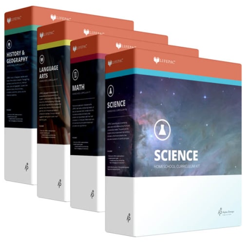 Lifepac Core 4 Subject Set - Grade 9