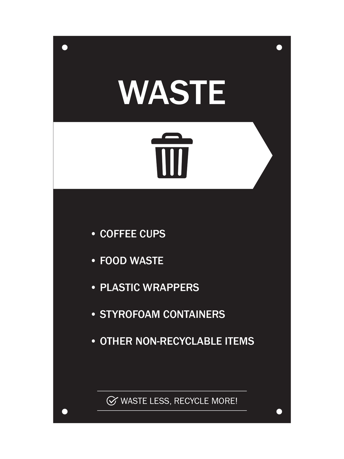 RENEGADE – Body Sign – Waste – Black