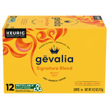 Gevalia Signature Blend Mild 100% Arabica Coffee K-Cup Pods, 12 ct Box