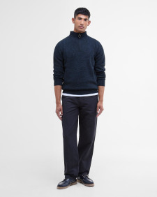 Essential Half-Zip Jumper Navy Mix