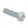 Machine Screw Steel Zinc-Plated Finish Hex Head 1/4-20 in. 1 in. L