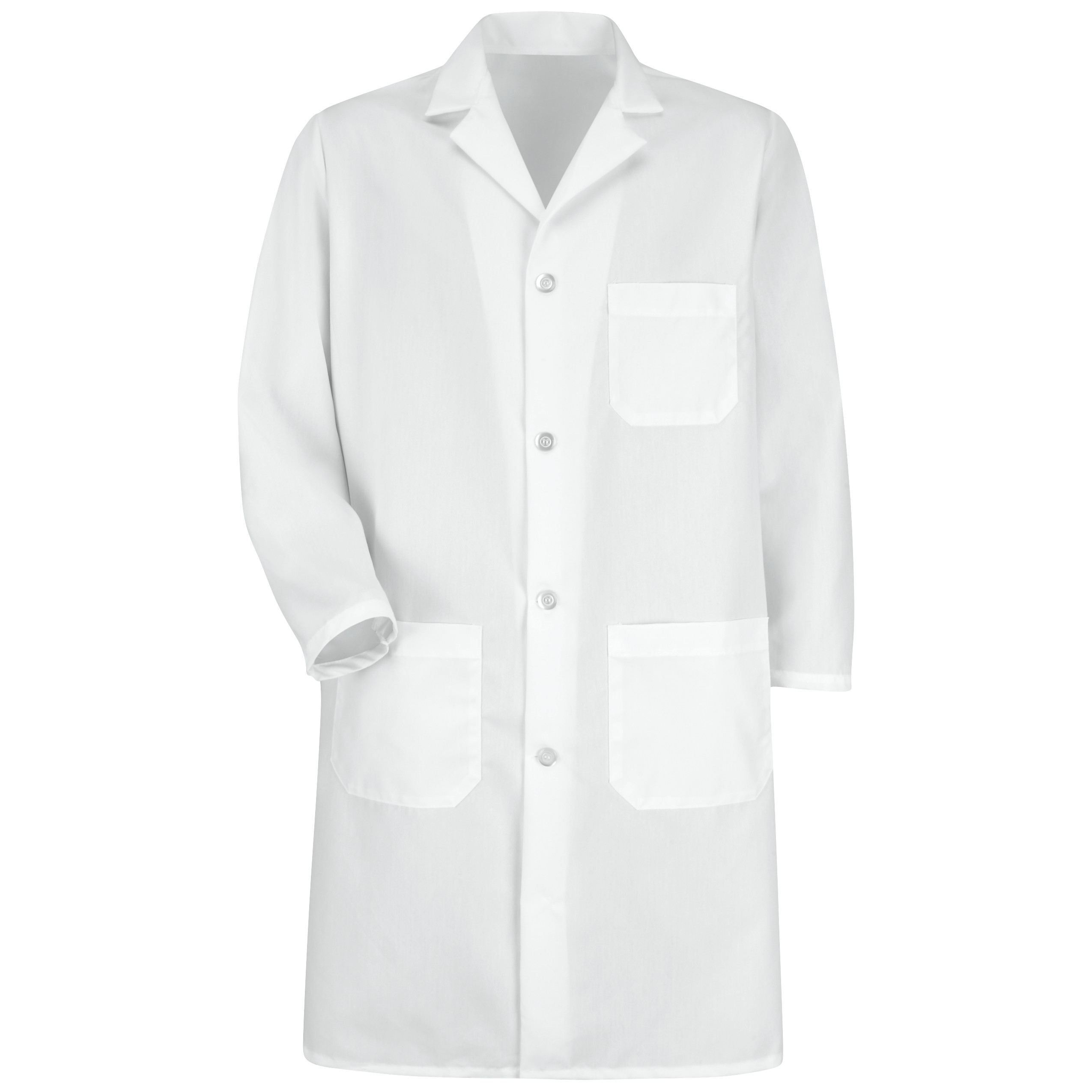 Men‘s Button-Front Lab Coat-Red Kap