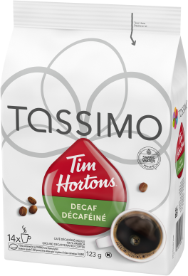 TASSIMO TIM HORTONS DECAFFEINATED