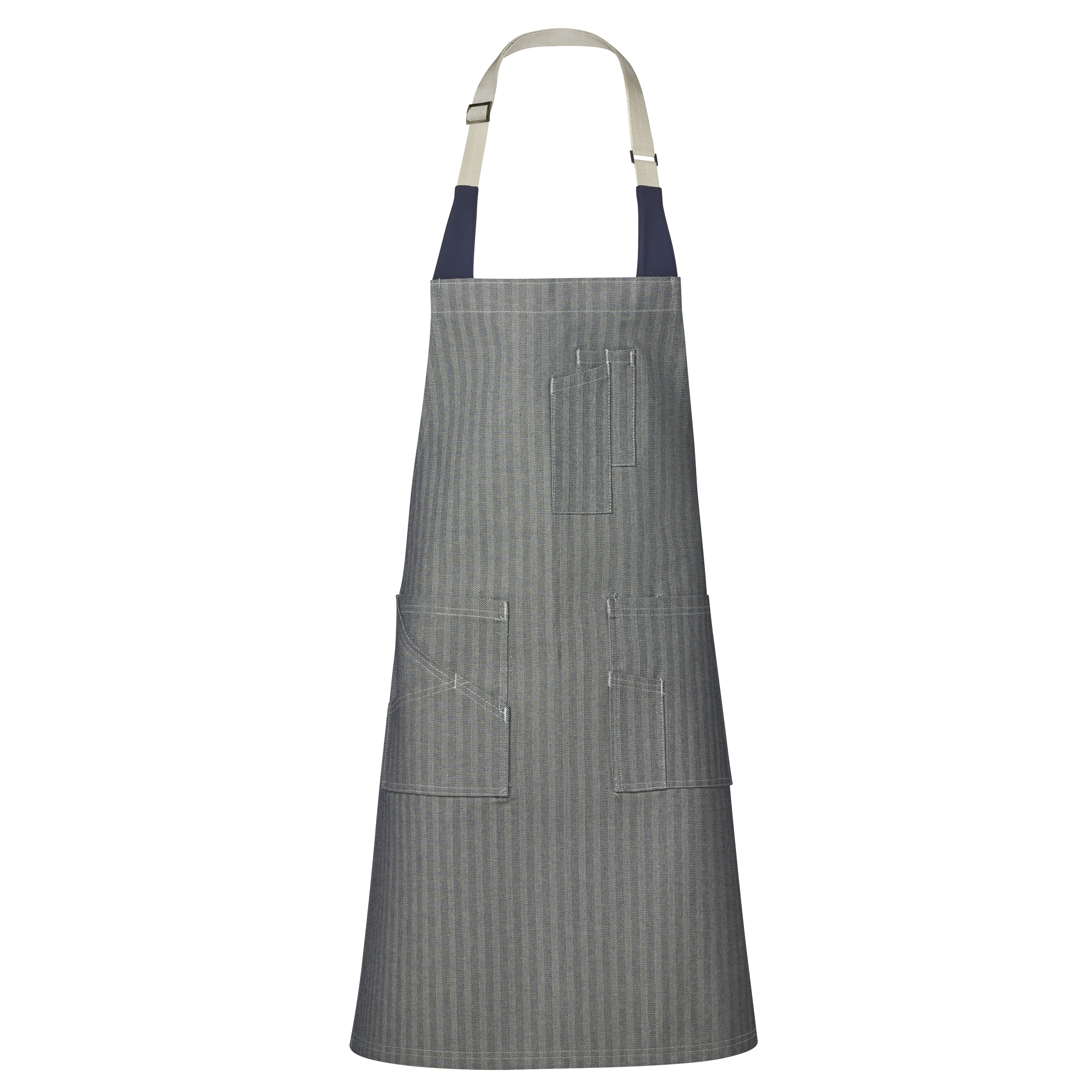 Herringbone Flex Strap Utility Bib Apron-Red Kap