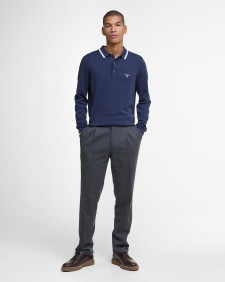 Rocton Knitted Polo Shirt Navy