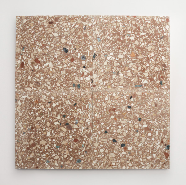 Dolce Vita Terrazzo | Torrone IV | Large Field Tile | Maronne | Honed