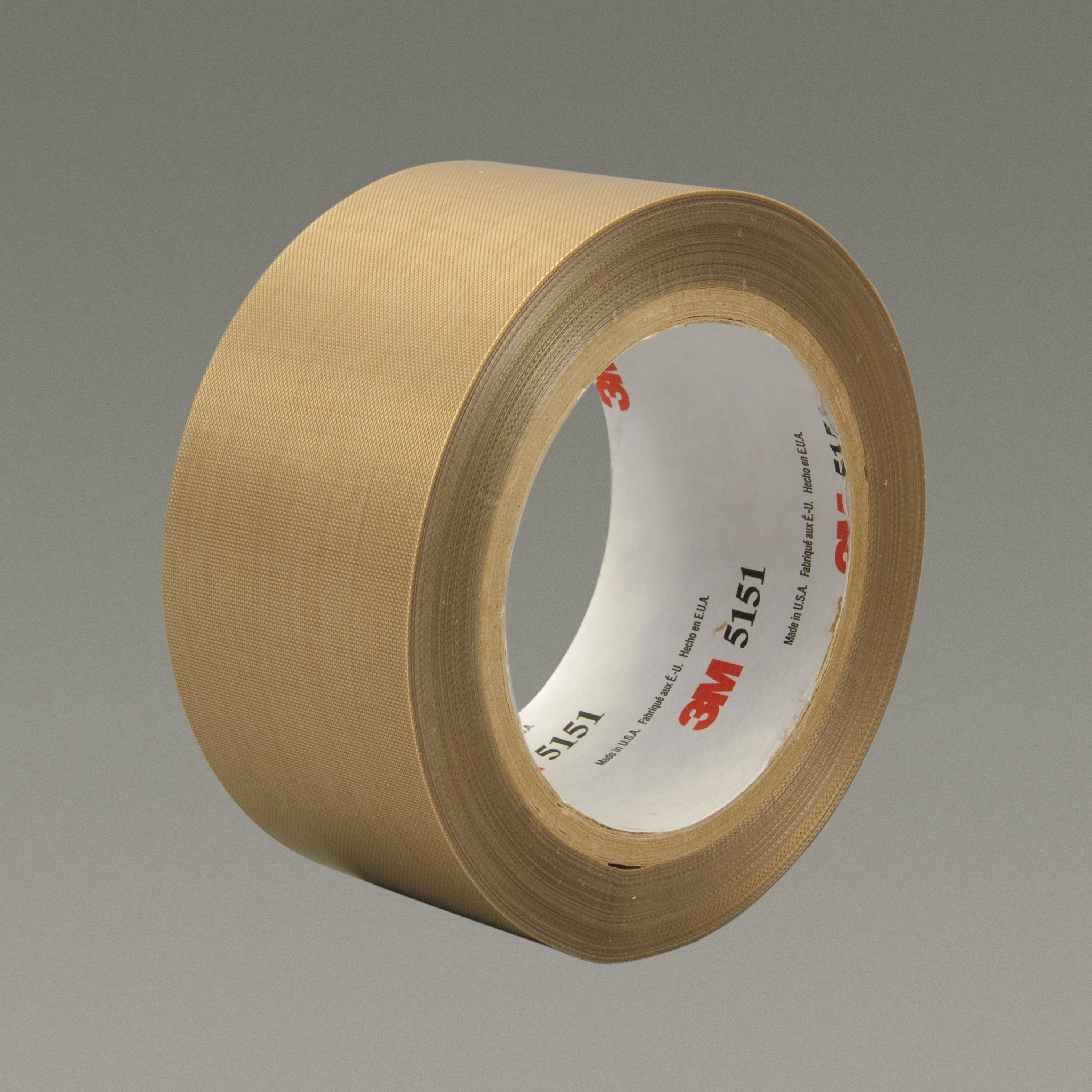 General Purpose PTFE Glass Cloth Tape 5151, Light Brown, 2 in x 36 yd