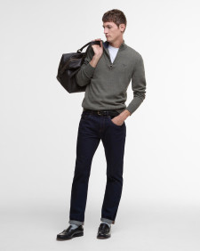 Maglione Tainsbury con zip corta 