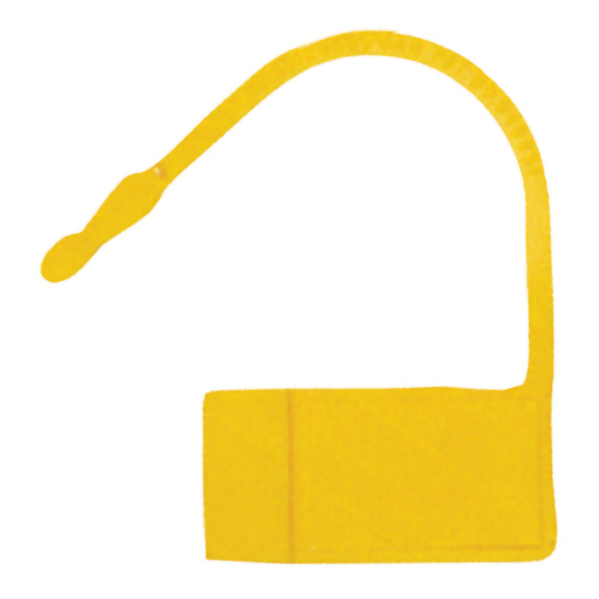Safety Control Seal Omnimed® UnNumbered Yellow Plastic 7/8 X 1-1/4 Inch