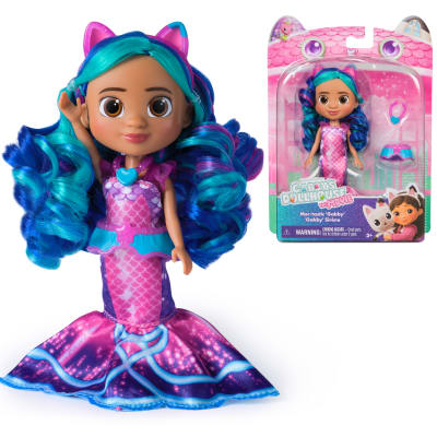 Gabby's Dollhouse: The Movie, Mer-tastic Gabby Doll, with Mermaid Themed Doll Clothes & Doll Accessories, Kids Toys for Girls & Boys Ages 3 and Up