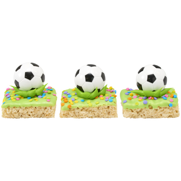 3D Soccer Ball Cupcake Rings