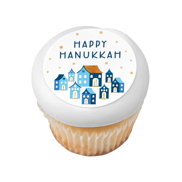 Happy Hanukkah PhotoCake® Edible Image®