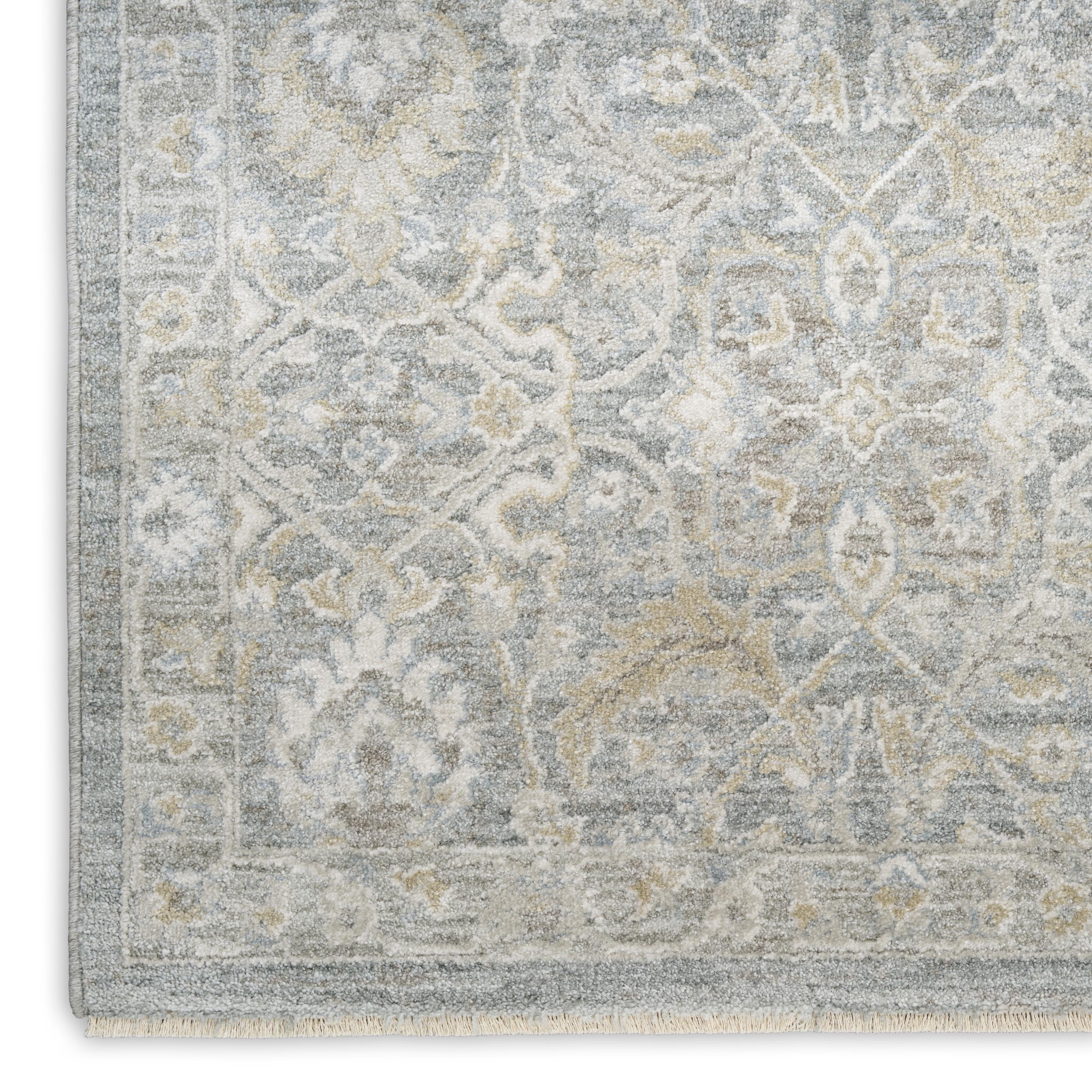 Nourison Envy 7'10" x 10'2" Blue Silver Vintage Indoor Rug
