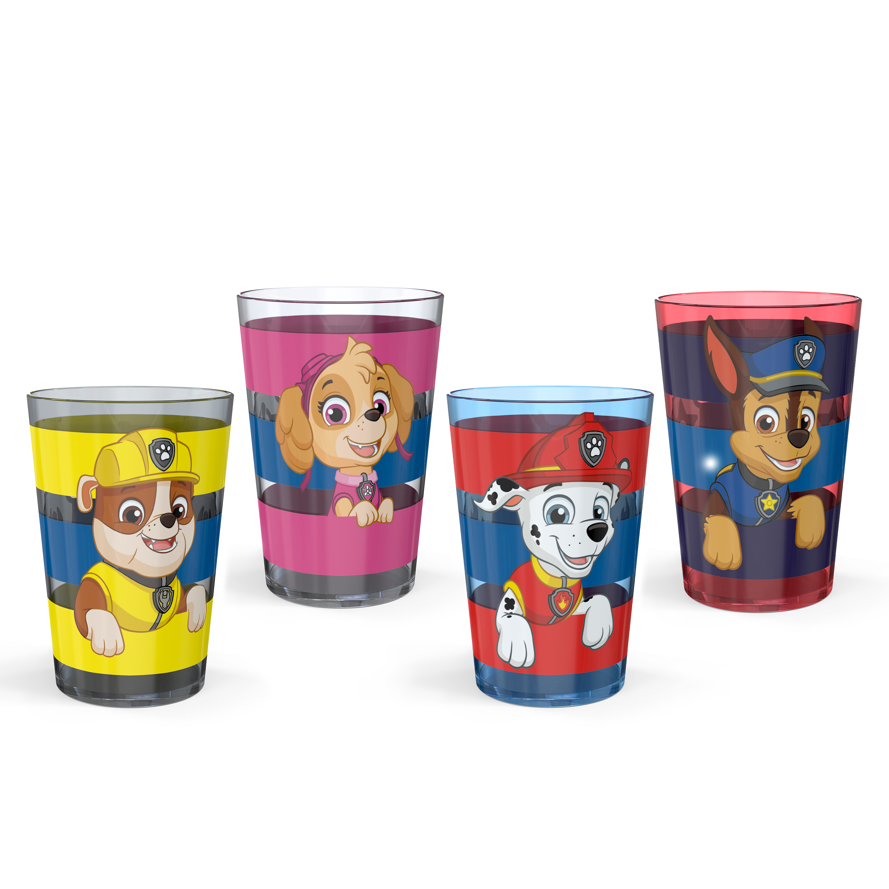 Paw Patrol 14.5 ounce Tumbler, Chase, Skye and Friends, 4-piece set slideshow image 1 Paw Patrol 14.5 ounce Tumbler, Chase, Skye and Friends, 4-piece set slideshow image 1