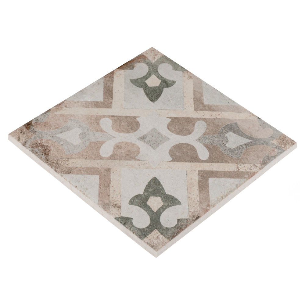D’Anticatto Decor Laterza 8-3/4 in. x 8-3/4 in. Porcelain Floor and Wall Tile