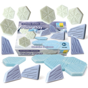 Scenery Stones &ndash; Polar Play, Set of 18