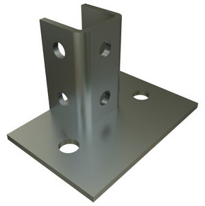 Unistrut® 8-Hole Electrogalvanized Steel Post Base