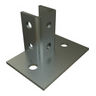 Unistrut® 8-Hole Electrogalvanized Steel Post Base