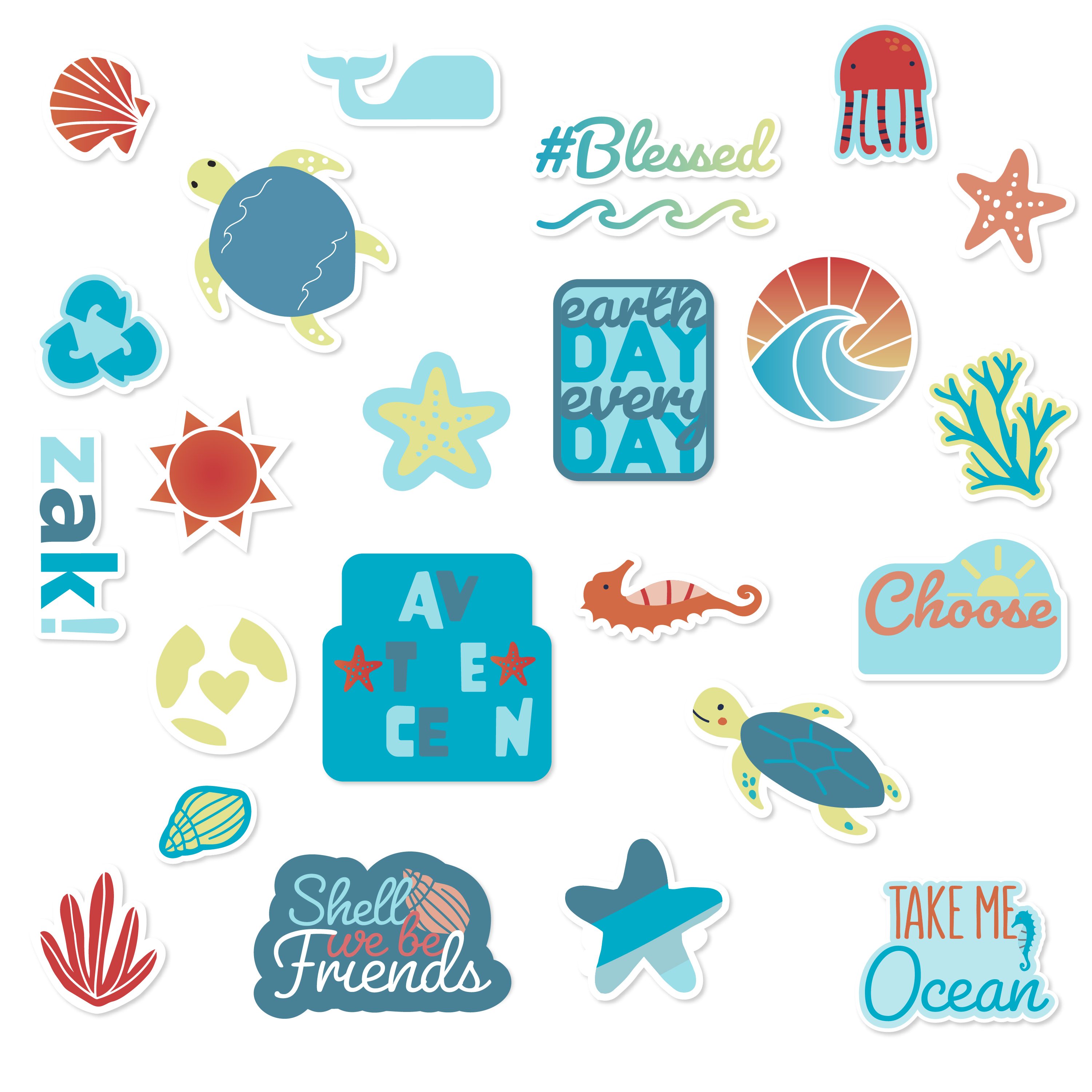 Alfalfa 30 ounce Insulated Tumbler, Ocean Friends slideshow image 2 Alfalfa 30 ounce Insulated Tumbler, Ocean Friends slideshow image 2