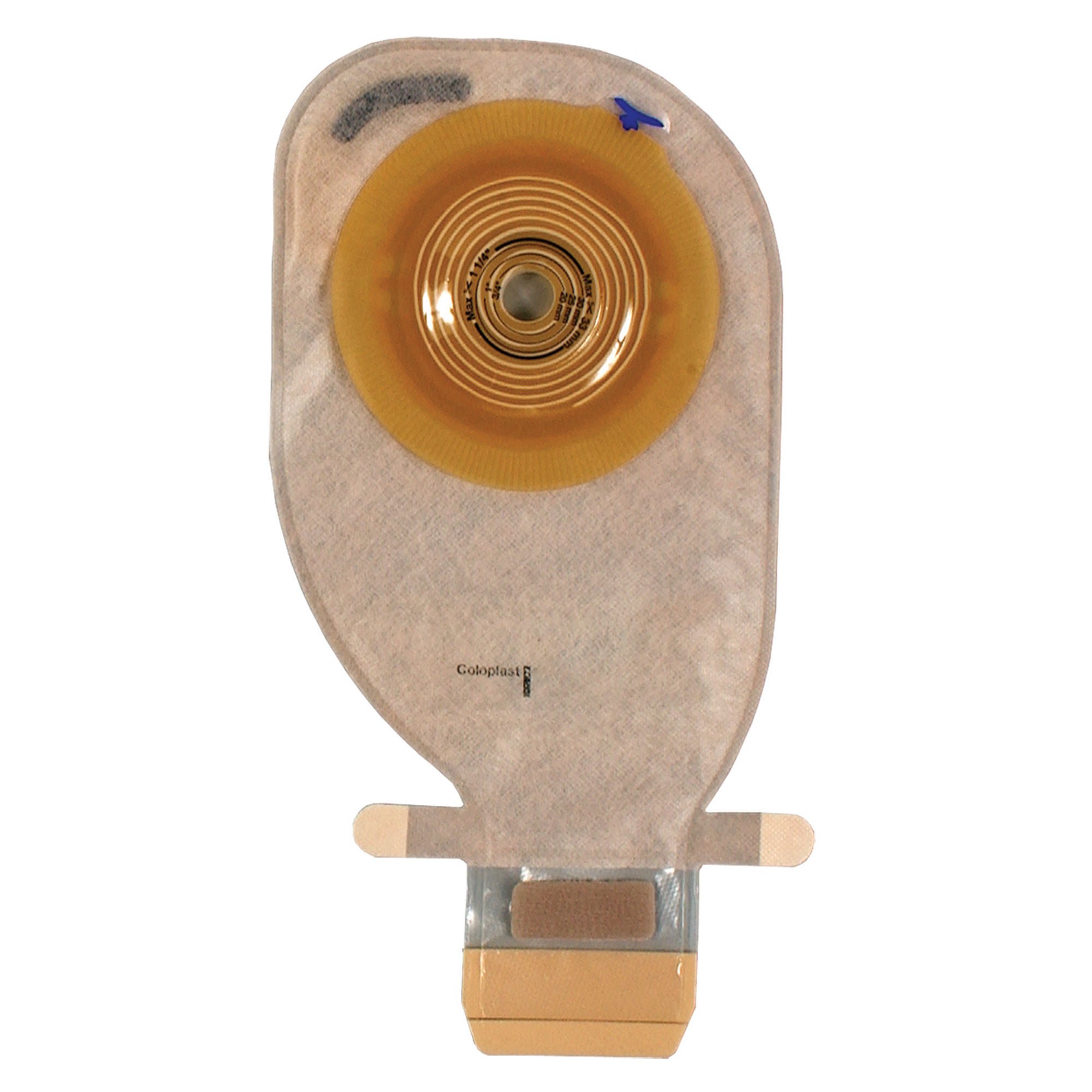 Assura® Convex Light 1-Piece Opaque Ostomy Pouch, 31mm Stoma