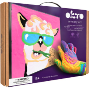 Clay-by-Number Llama Air-Dry Clay Art Kit