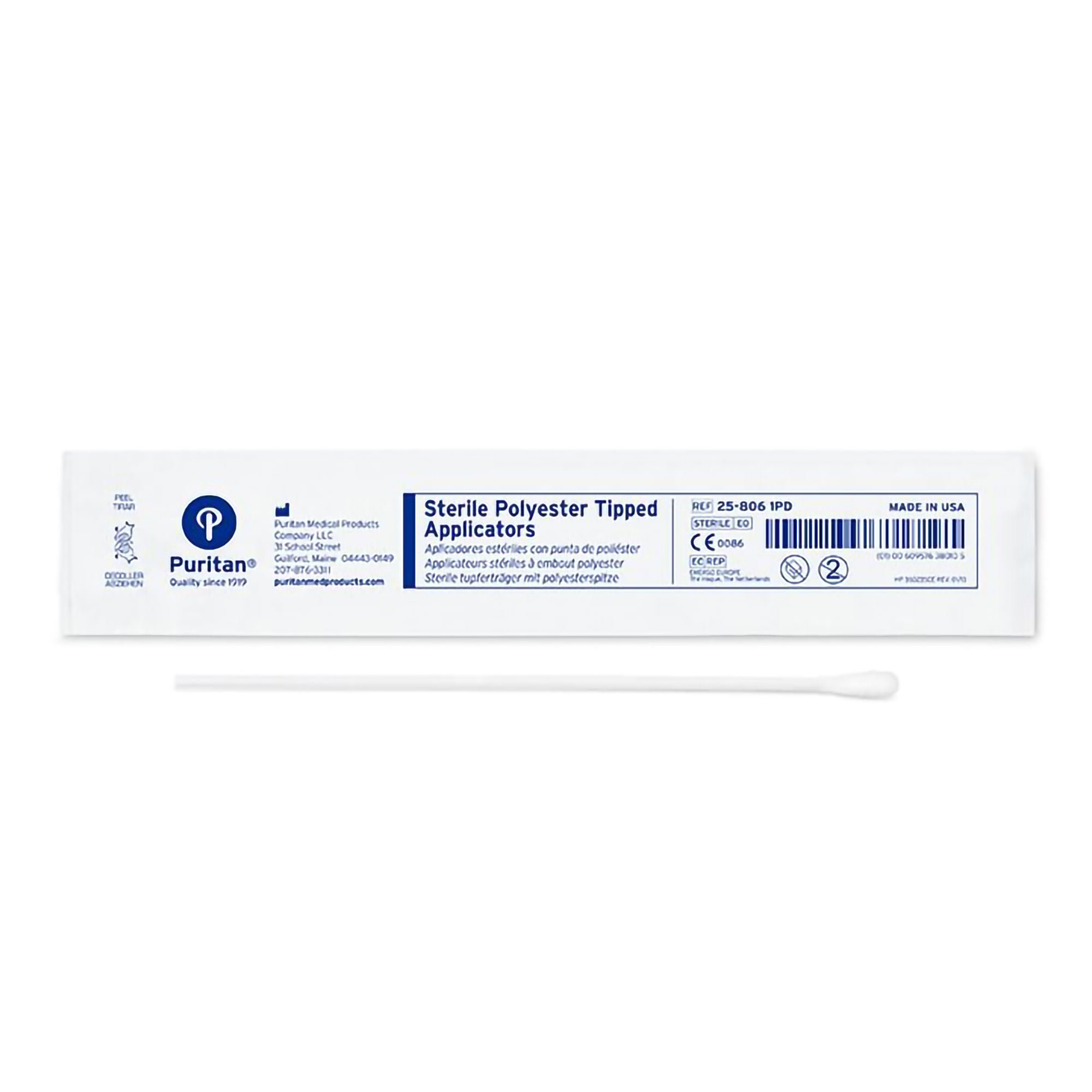 Puritan® Swabstick, 6-Inch Length