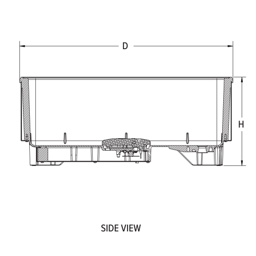 Engineering side view