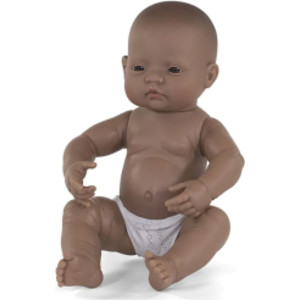 Anatomically Correct Newborn Doll, 15-3/4", Hispanic Boy