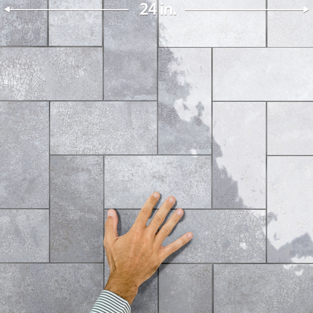 Myst Gunsmoke 4 in. x 8 in. Ceramic Wall Tile