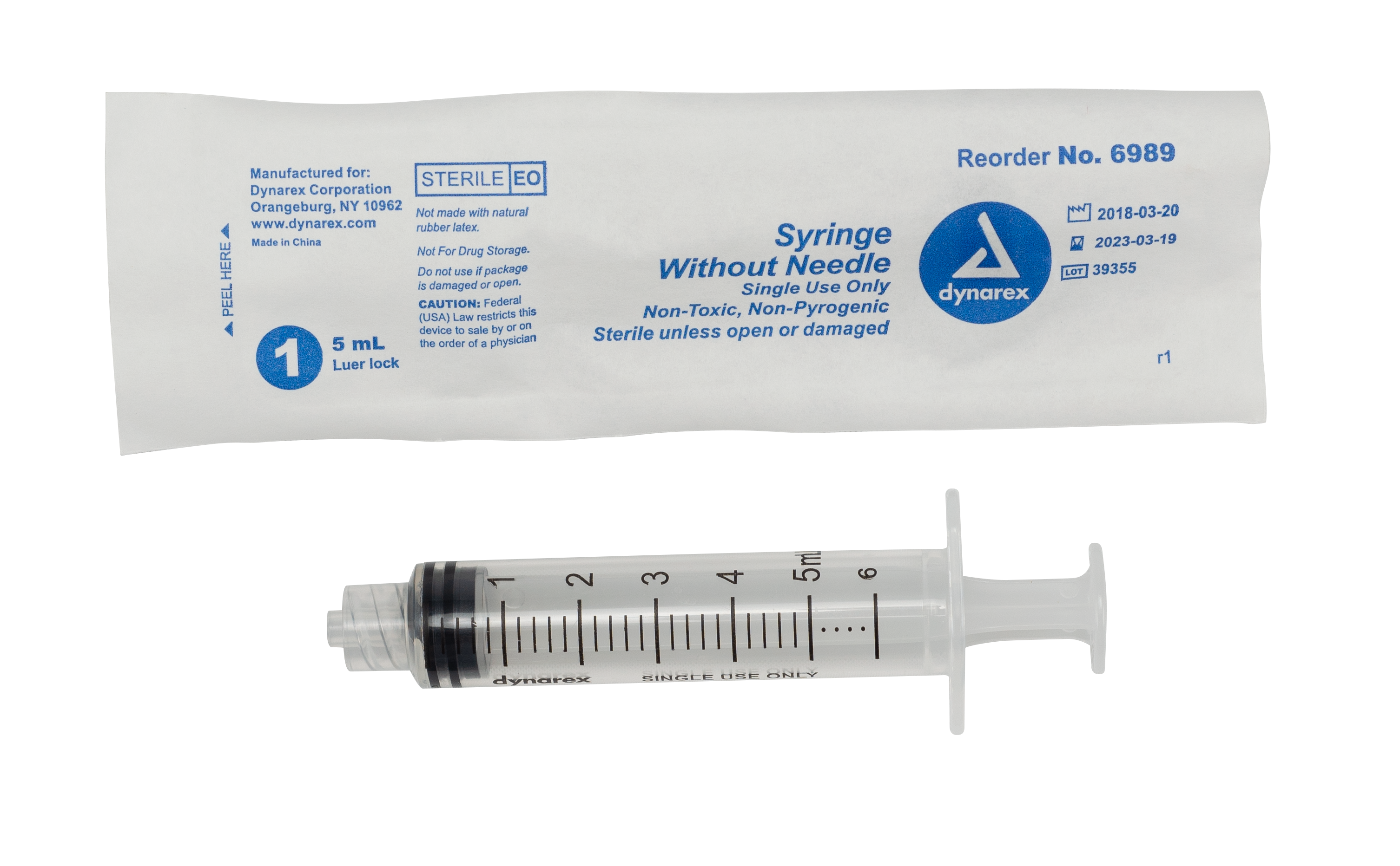 Syringe - Luer Lock 5cc