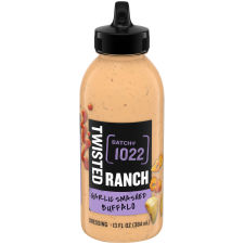 Twisted Ranch Garlic Smashed Rubbed Buffalo Dressing, 13 fl oz Bottle