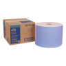 Tork, W1, Heavy Duty Giant Roll, 1 ply, 11.10"x12.00", Paper, Industrial Wipers, Blue