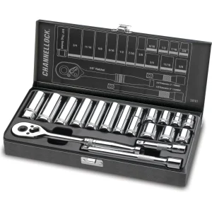 38181 18pc 3/8" SAE Drive Socket Set