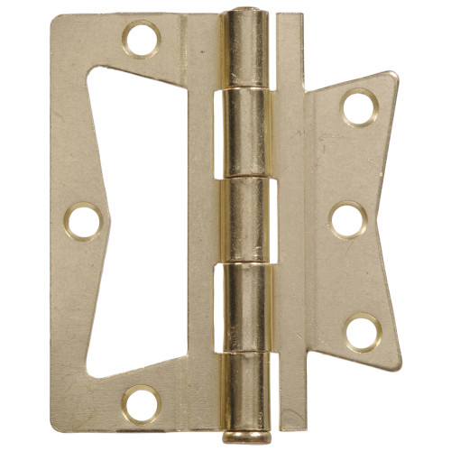 Hardware Essentials Brass Surface Mount Non Mortise Hinge 3