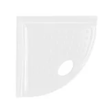 Retrofit Bath Accessoires Polished Bright White Flatback 5″ Foot Rest
